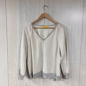 SoCa St John Knit Tweed Metallic Pullover Sweater